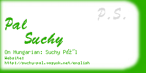 pal suchy business card